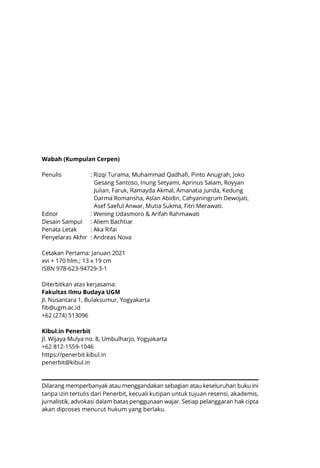 Wabah kumpulan cerpen