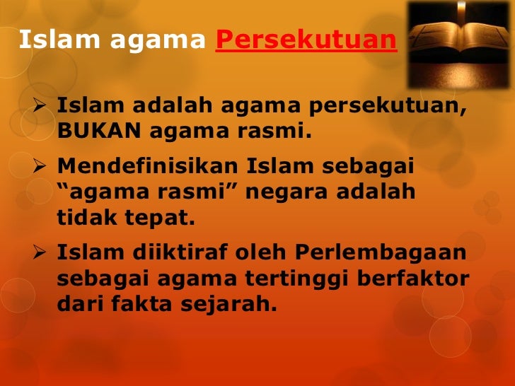 Keistimewaan Islam Sebagai Agama Rasmi Negara / Ramasamy Mohon Maaf