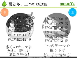 Wacate2013 summer opening