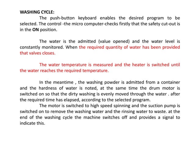 Waching machine[1] | PPTX | Home Appliances | Home & Garden