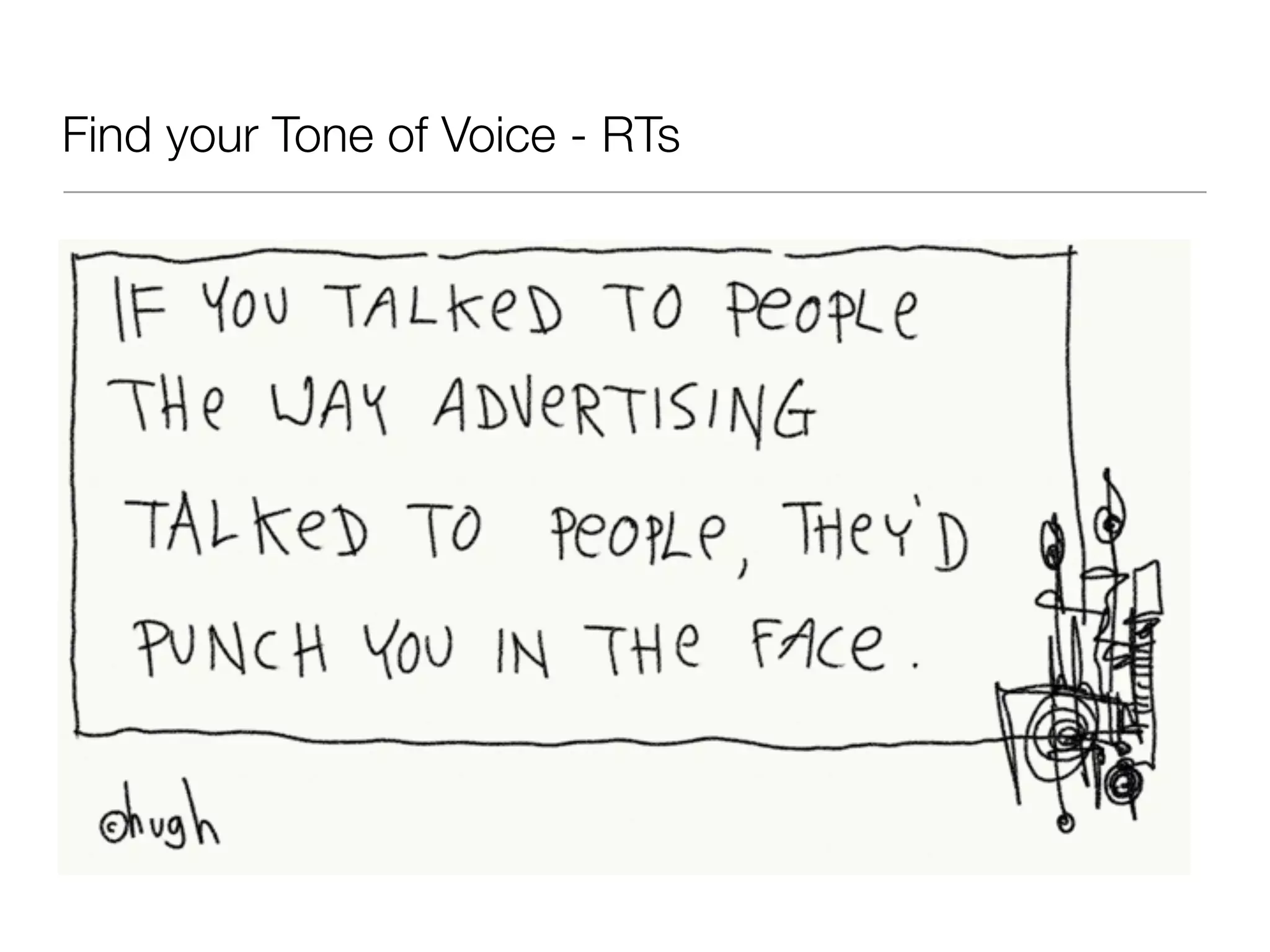 Find your Tone of Voice - RTs
 