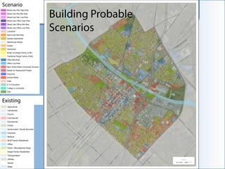 Legend

   Mixed-Use Res High-Rise
   Mixed-Use Res Mid-Rise
   Mixed-Use Res Low-Rise
   Mixed-Use Office High-Rise
   Mixed-Use Office Mid-Rise
   Mixed-Use Office Low-Rise
   Live/Work
   Apt/Condo Mid-Rise
   Garden Apartments
   Warehouse Rehab
   Duplex
   Townhome
   Small Lot Single Family (3-5K)
   Traditional Single Family (5-8K)
   Office Mid-Rise
   Office Low-Rise
   Main Street Retail (University focused)
   Rehab for Restaurant/Theater
   Industrial
   Arterial Retail
   Hotel
   K-12 Education
   College or University
   Park




Legend
    Agricultural
    Cemeteries
    Church
    Commercial
    Educational
    Forest
    Government / Social Services
    Industrial
    Medical
    Multi-Family Residential
    Office
    Parks / Recreational Areas
    Single Family Residential
    Transportation
    Utilities
    Vacant
    Water
 
