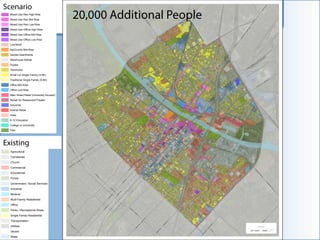 Legend

   Mixed-Use Res High-Rise
   Mixed-Use Res Mid-Rise
   Mixed-Use Res Low-Rise
   Mixed-Use Office High-Rise
   Mixed-Use Office Mid-Rise
   Mixed-Use Office Low-Rise
   Live/Work
   Apt/Condo Mid-Rise
   Garden Apartments
   Warehouse Rehab
   Duplex
   Townhome
   Small Lot Single Family (3-5K)
   Traditional Single Family (5-8K)
   Office Mid-Rise
   Office Low-Rise
   Main Street Retail (University focused)
   Rehab for Restaurant/Theater
   Industrial
   Arterial Retail
   Hotel
   K-12 Education
   College or University
   Park




Legend
    Agricultural
    Cemeteries
    Church
    Commercial
    Educational
    Forest
    Government / Social Services
    Industrial
    Medical
    Multi-Family Residential
    Office
    Parks / Recreational Areas
    Single Family Residential
    Transportation
    Utilities
    Vacant
    Water
 