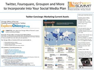 Total Facebook Votes: 3,797Twitter, Foursquare, Groupon and More to Incorporate Into Your Social Media PlanAttractiveness of Daily Deals & Consumer Purchasing Changes