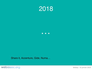 25	janvier	2018	– #WAdayWAday	- 31	janvier	2019
2018
…
Share it, Accenture, Gide, Numa…
 