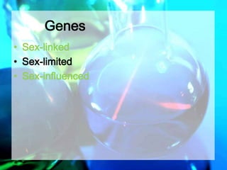 Genes 
“…the organism has choices… If a 
problem is encountered, the thing has to 
figure out a solution. Sometimes the 
s...
