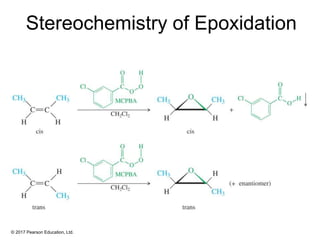 © 2017 Pearson Education, Ltd.
Stereochemistry of Epoxidation
 
