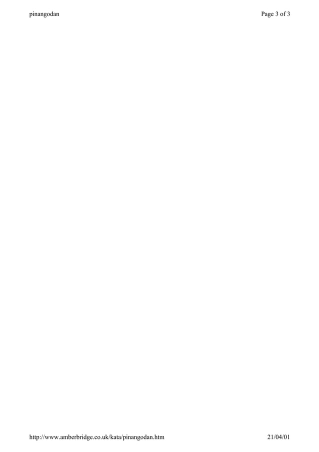 Wado-Ryu Karate Kata Pinan Godan.pdf | Martial Arts | Sports