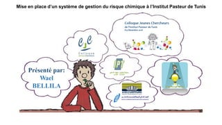 Présenté par:
Wael
BELLILA
Mise en place d’un système de gestion du risque chimique à l’Institut Pasteur de Tunis
 