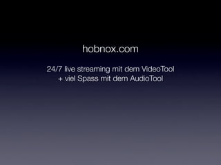 we are evangelists Live TT Webmontag