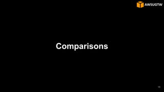 Comparisons
16
 