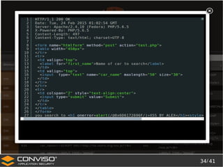 34/ 41
®
Automatizando o ataque
 