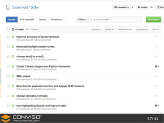 37/ 41
®
Automatizando o ataque
●
 