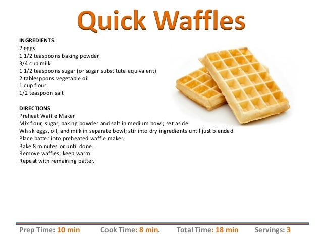 Quick Waffle Recipes Quick Waffle Recipes