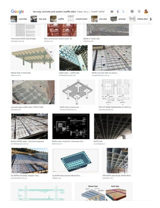 g y p
Prestressed Waffle Slab Bridges
onlinepubs.trb.org
New construction system saves "50 ...
dezeen.com
Waffle or ribbed slab
slideshare.net
Ribbed Slab Or Solid Slab
dailycivil.com
waffle slabs — waffle slab.
waffleslabs.tumblr.com
Waffle Concrete Slab can attract ...
conquertermites.com.au
concrete-repair-waffle-slab | STRUCTURAL
structural.net
Waffle Slab Construction ...
northernarchitecture.us
PDF] OPTIMUM DIMENSIONS OF WAFFLE…
semanticscholar.org
Beware Waffle Slabs - Structural Engineers
cornellengineers.com.au
Waffle slab in AutoCAD | Download CAD ...
bibliocad.com
Waffle Slab
en.armegroup.ir
Are Waffle Pod Slabs Cheaper Than ...
neumannsteel.com.au
Up Waffle Slab Injection Mould Size ...
alibaba.com
FRP Waffle Slab Mould, Waffle Mold…
indiamart.com
concrete two way waffle construction one way precast hollow block
two-way concrete joist system (waffle slab)- ‫حميضة‬ ‫يوسف‬ .‫د‬ - ‫المعصبة‬ ‫البالطات‬
 