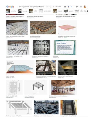 Future of Precasting Kenya - Waffle m…
futureprecasting.co.ke
Two-Way Joist (Waffle) Slab Design ...
structurepoint.org
Apa itu Waffle Slab Penggunaan dan Cara ...
precast.co.id
Waffle Slab Construction | Waffle Pods ...
gilconeng.com
Waffle pod or Raft Slab ...
adroitconcreting.com.au
Rectangular Waffle Slab Cocktail Tray ...
1stdibs.com · In stock
FRP Moulds For Waffle Slabs - FRP ...
indiamart.com
ArtStation - Concrete Waffle Slabs ...
artstation.com
Waffle slab
slideshare.net
Waffle raft slabs
emedia.rmit.edu.au
Beware Waffle Slabs - Structural Engineers
cornellengineers.com.au
Concrete Waffle Slabs | Networx
networx.com
Waffle Slabs [PDF|TXT]
pdfcookie.com
action of adaptation
alternativeconcrete.ca
Celebrate Waffles (And Waffle Slabs) on ...
treehugger.com
Reinforced Concrete Waffle Slab ... Waffle slab recommendation because of ... Develop Mold For Plastic Waffle S…
concrete two way waffle construction one way precast hollow block
two-way concrete joist system (waffle slab)- ‫حميضة‬ ‫يوسف‬ .‫د‬ - ‫المعصبة‬ ‫البالطات‬
 