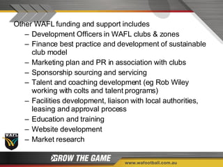 WAFL Funding | PPT