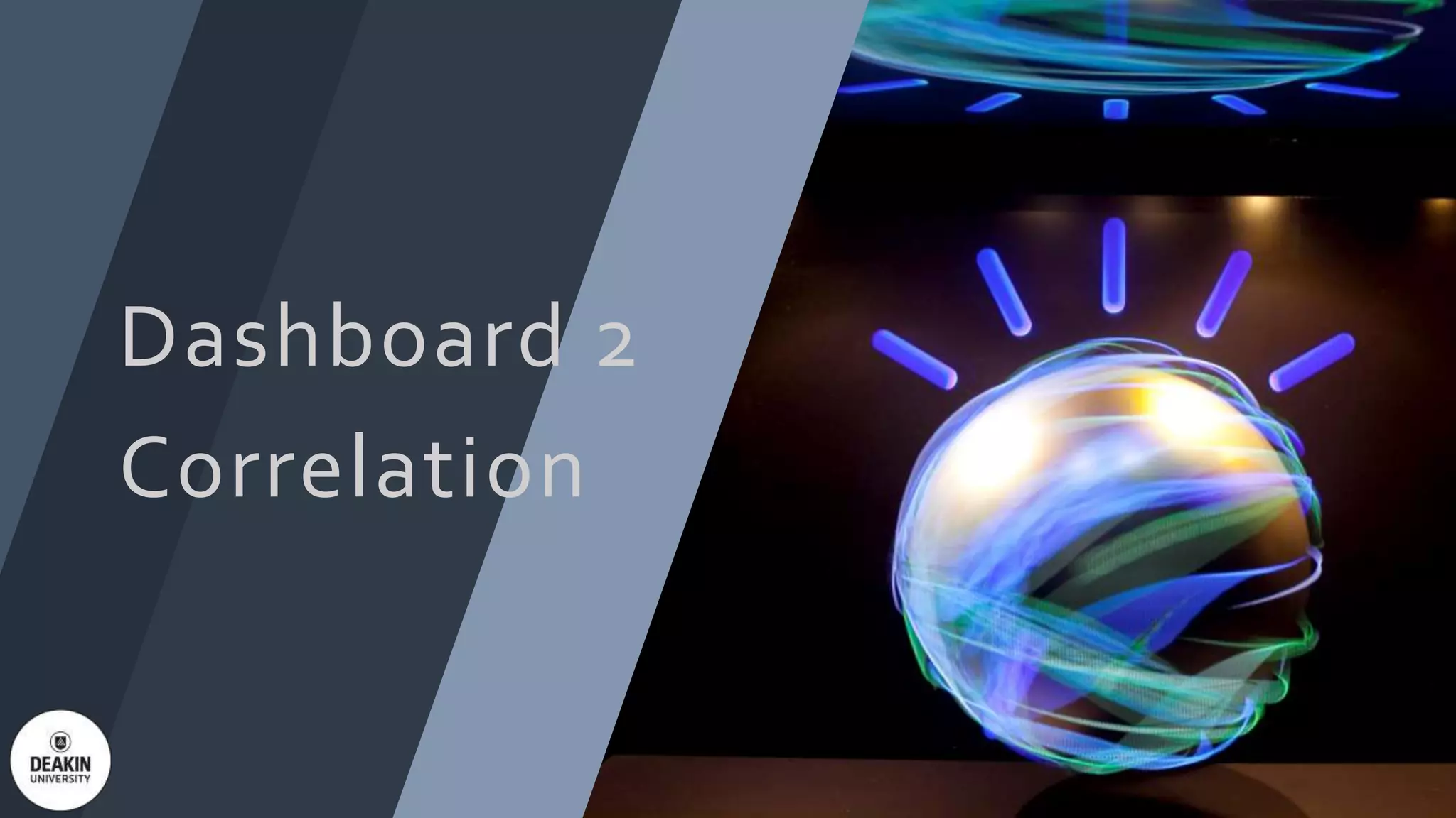 Dashboard 2
Correlation
 