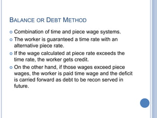 Wage and salary administration | PPTX