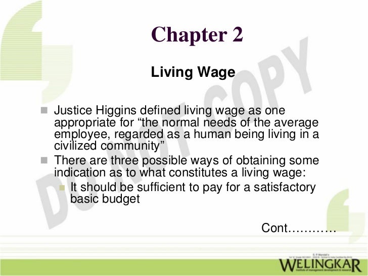 Wages Concepts And Theories