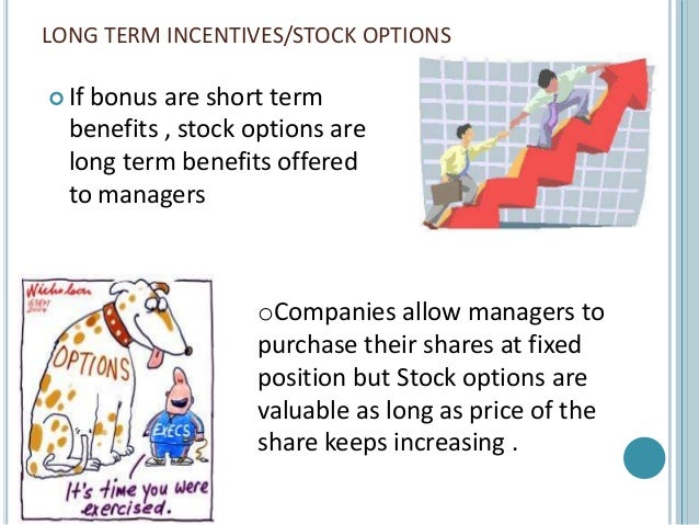 Incentive stock options contract