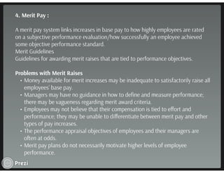 Wage incentive plans