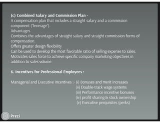 Wage incentive plans