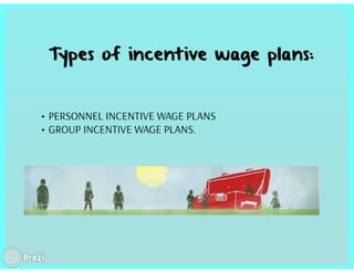 Wage incentive plans