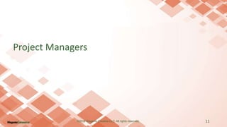 Project Managers
11©2016 Wagento Creative LLC. All rights reserved.
 