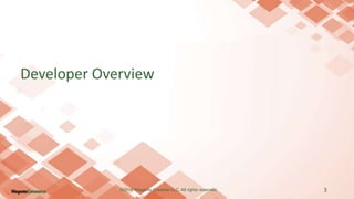 Developer Overview
3©2016 Wagento Creative LLC. All rights reserved.
 