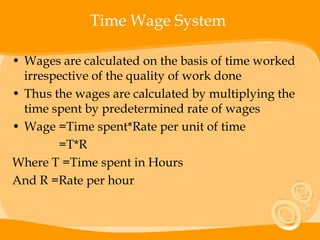 Wage payments methods | PPTX
