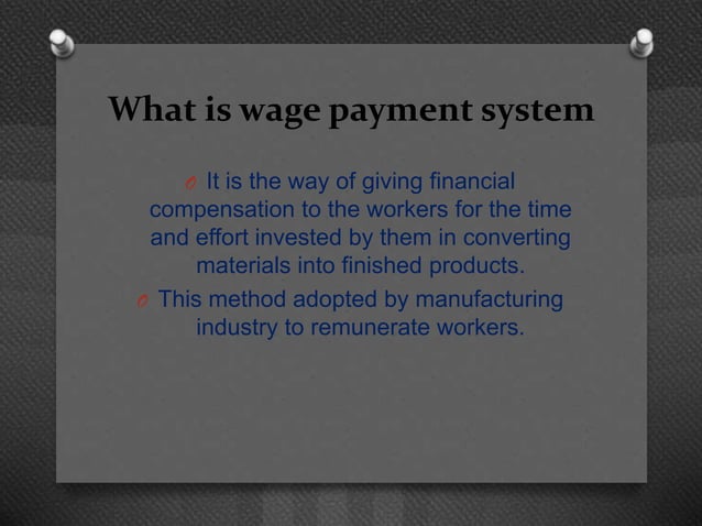 Wage Payment System PPT wage-payment-system-ppt