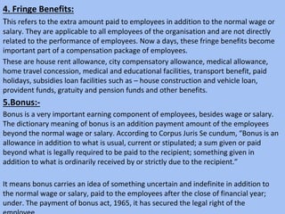 Wage policy