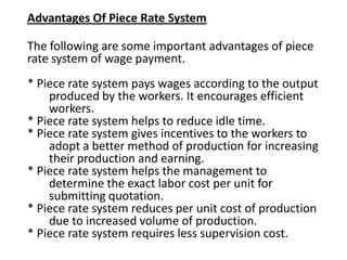 Wages and salary | PPTX