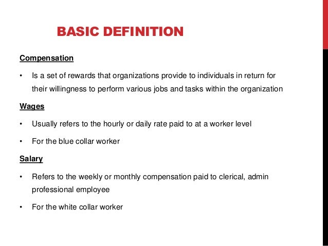 Wages And Salary Administration