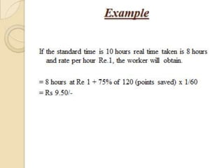 distribution of incentives{bonus}