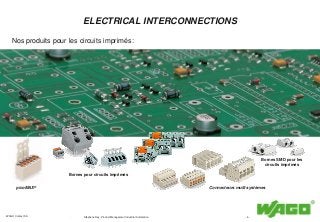 WAGO Kontakttechnik GmbH & Co. KG - 6 -
ELECTRICAL INTERCONNECTIONS
Stéphane Rey, Product Management Industrial Automation...