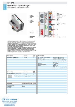 ELECTROMATE
Toll Free Phone (877) SERVO98
Toll Free Fax (877) SERV099
www.electromate.com
sales@electromate.com
Sold & Serviced By:
 