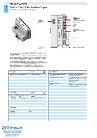 ELECTROMATE
Toll Free Phone (877) SERVO98
Toll Free Fax (877) SERV099
www.electromate.com
sales@electromate.com
Sold & Serviced By:
 