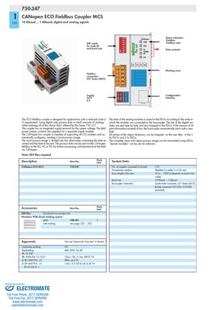 ELECTROMATE
Toll Free Phone (877) SERVO98
Toll Free Fax (877) SERV099
www.electromate.com
sales@electromate.com
Sold & Serviced By:
 