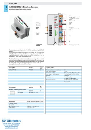ELECTROMATE
Toll Free Phone (877) SERVO98
Toll Free Fax (877) SERV099
www.electromate.com
sales@electromate.com
Sold & Serviced By:
 