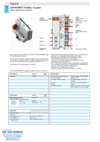 ELECTROMATE
Toll Free Phone (877) SERVO98
Toll Free Fax (877) SERV099
www.electromate.com
sales@electromate.com
Sold & Serviced By:
 