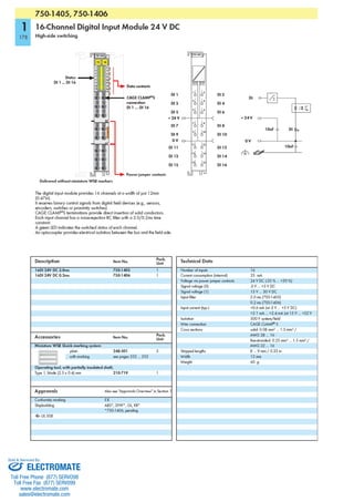 ELECTROMATE
Toll Free Phone (877) SERVO98
Toll Free Fax (877) SERV099
www.electromate.com
sales@electromate.com
Sold & Serviced By:
 