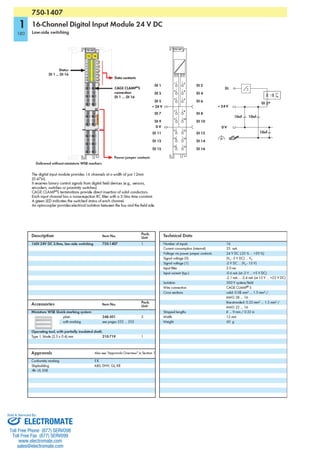 ELECTROMATE
Toll Free Phone (877) SERVO98
Toll Free Fax (877) SERV099
www.electromate.com
sales@electromate.com
Sold & Serviced By:
 