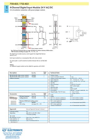 ELECTROMATE
Toll Free Phone (877) SERVO98
Toll Free Fax (877) SERV099
www.electromate.com
sales@electromate.com
Sold & Serviced By:
 
