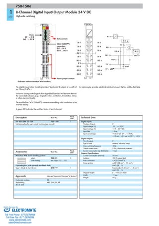 ELECTROMATE
Toll Free Phone (877) SERVO98
Toll Free Fax (877) SERV099
www.electromate.com
sales@electromate.com
Sold & Serviced By:
 