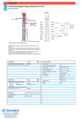 ELECTROMATE
Toll Free Phone (877) SERVO98
Toll Free Fax (877) SERV099
www.electromate.com
sales@electromate.com
Sold & Serviced By:
 