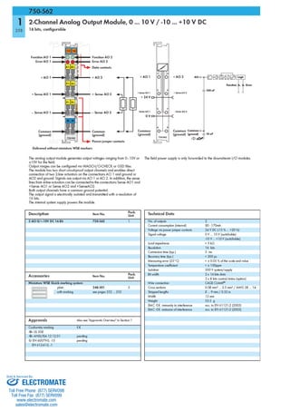 ELECTROMATE
Toll Free Phone (877) SERVO98
Toll Free Fax (877) SERV099
www.electromate.com
sales@electromate.com
Sold & Serviced By:
 