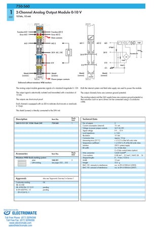 ELECTROMATE
Toll Free Phone (877) SERVO98
Toll Free Fax (877) SERV099
www.electromate.com
sales@electromate.com
Sold & Serviced By:
 