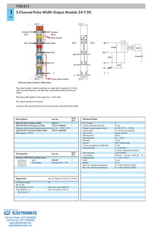 ELECTROMATE
Toll Free Phone (877) SERVO98
Toll Free Fax (877) SERV099
www.electromate.com
sales@electromate.com
Sold & Serviced By:
 